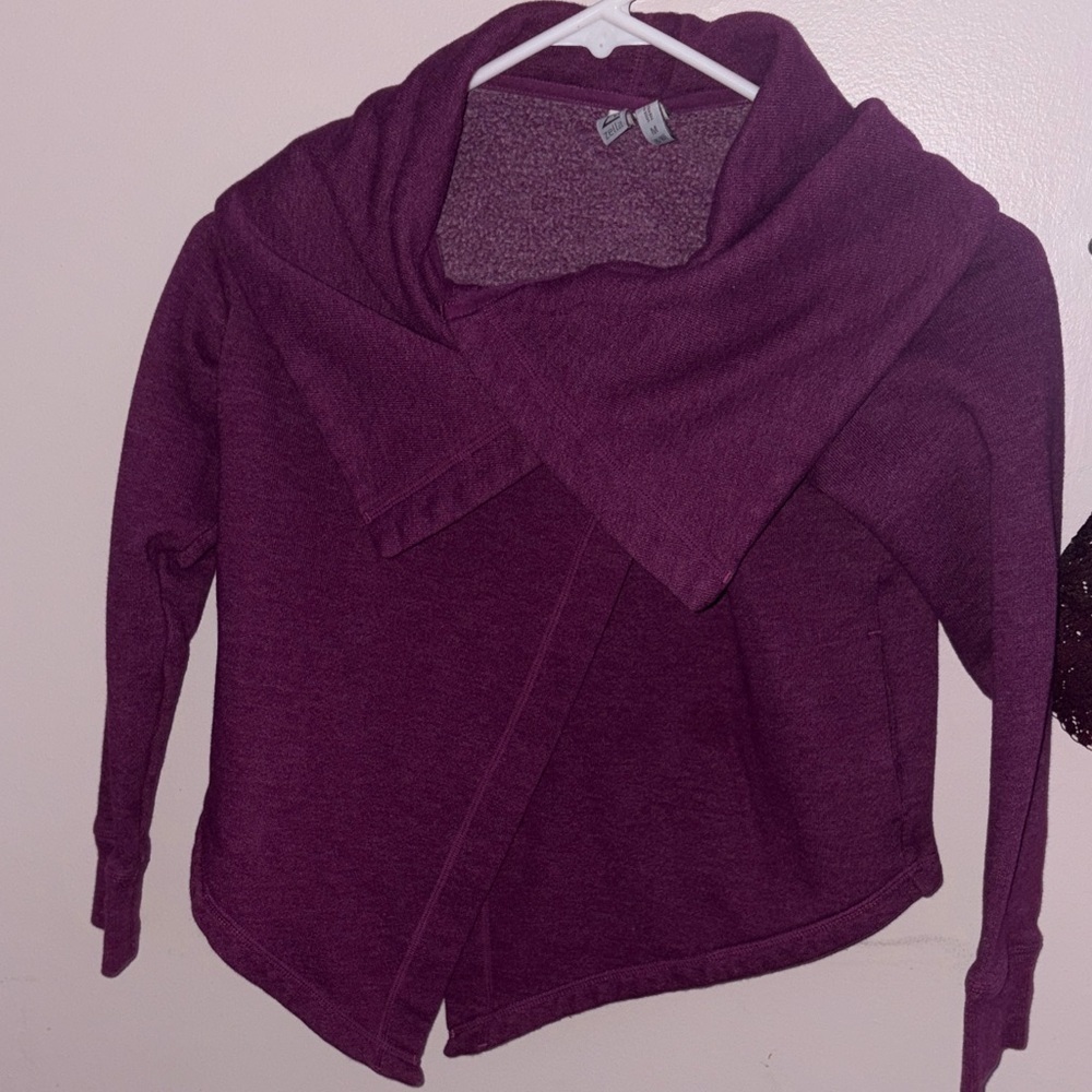 Z by Zella  girls Deep Purple Wrap sweatshirt